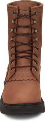 Image showing 3 th Justin Men's 8 in. Livestock Round Toe Lace-Up Boot