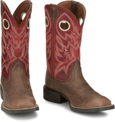 Image showing 6 th Justin 11 in. Liberty Wide Square Toe Boot