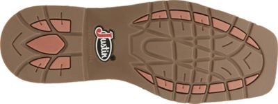 Image showing 1 th Justin Men's 11 in. All Around Square Pull-On Steel Toe Boots