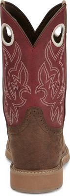 Image showing 5 th Justin Men's 11 in. All Around Square Pull-On Steel Toe Boots