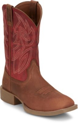 Justin Men's Canter Wide Square Toe Boots, 11 in.