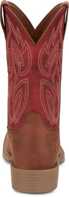 Image showing 5 th Justin Men's Canter Wide Square Toe Boots, 11 in.