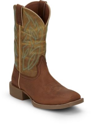 Image showing 0 th Justin Men's Canter Wide Square Toe Boots, 11 in.