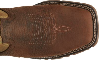 Image showing 2 th Tony Lama Men's 11 in. Roustabout Waterproof Square Steel Toe Pull-On Boot