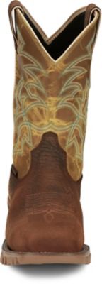 Image showing 3 th Tony Lama Men's 11 in. Roustabout Waterproof Square Steel Toe Pull-On Boot