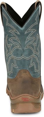 Tony Lama Men's 11 in. Roustabout Waterproof Square Steel Toe Pull-On Boot