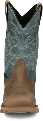 Image showing 3 th Tony Lama Men's 11 in. Roustabout Waterproof Square Steel Toe Pull-On Boot