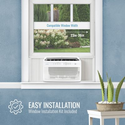 Image showing  10,000 BTU Window Mounted Inverter Air Conditioner With Remote Control