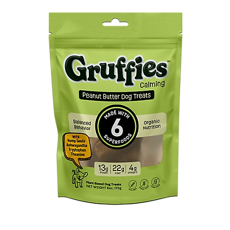 Gruffies Calming Peanut Butter Dog Treat