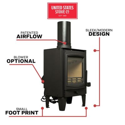 Image showing  750 sq. ft. Wood Stove, TH-100