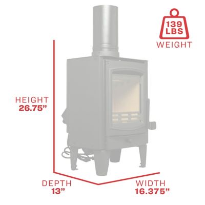 Image showing  750 sq. ft. Wood Stove, TH-100