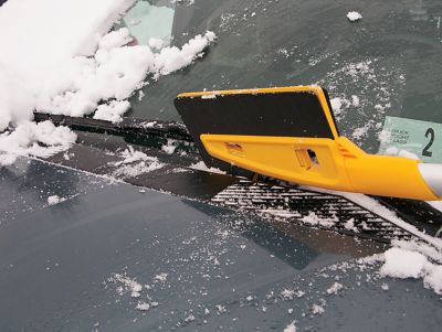 Image showing  Telescoping Scratch-Free Snow Brush