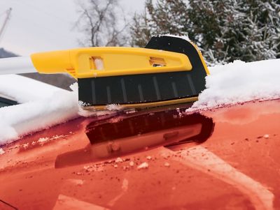 Image showing  Telescoping Scratch-Free Snow Brush