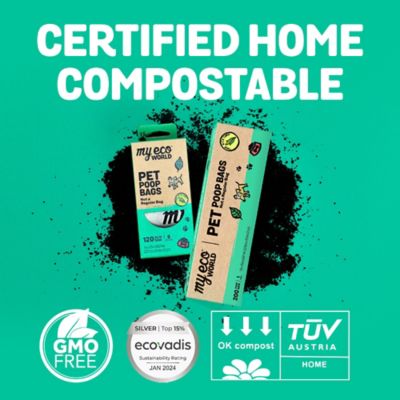 Image showing 8 th MyEcoWorld Pet Poop Bags, 6 Boxes of 1 Roll - 200 Bags a Roll/1200 ct.