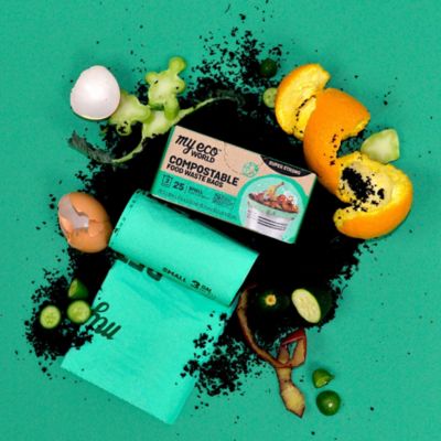 Image showing  Small 3 gal. Food Waste Bags, 12 boxes of 25 bags - 300 ct.