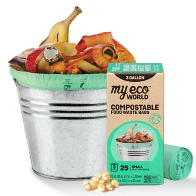 Image showing  Small 3 gal. Food Waste Bags, 12 boxes of 25 bags - 300 ct.