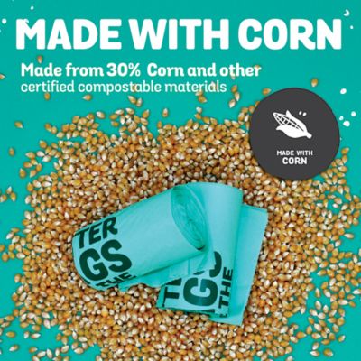 Image showing 8 th MyEcoWorld Small 3 gal. Food Waste Bags, 12 boxes of 25 bags - 300 ct.