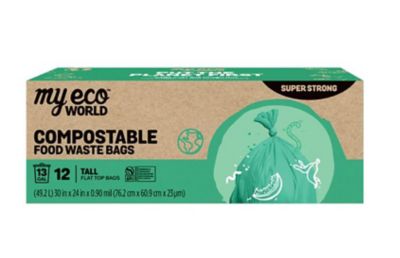 Image showing  Tall 13 gal. Food Waste Bags, 12 Boxes of 12 Bags - 144 ct.