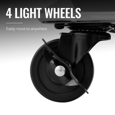 Image showing 6 th Royal Gourmet 6-Burner Propane Gas Grill with Cabinet, Sear and Side Burner, Black