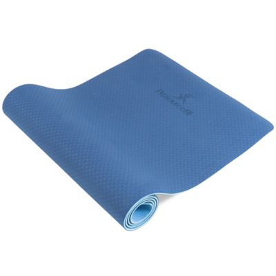 ProsourceFit 72 in. L x 24 in. W x 0.25 in. T Natura TPE Yoga Mat Non Slip Waterproof (12 sq. ft. covered), Blue/Aqua