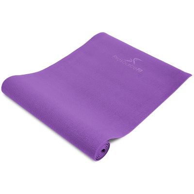 ProsourceFit 72 in. x 24 in. x 0.25 in. Original Exercise Yoga Mat with Carrying Straps, Non Slip (12 sq. ft.), Purple