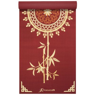 ProsourceFit 72 in. L x 24 in. W x 3/16 in. T Inspired Design Print Yoga Mat Non Slip (12 sq. ft.), Tao