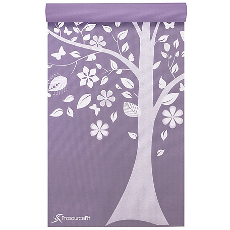 ProsourceFit 72 in. L x 24 in. W x 3/16 in. T Inspired Design Print Yoga Mat  Non Slip (12 sq. ft.), Tree of Life at Tractor Supply Co.