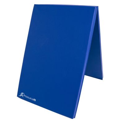 ProsourceFit Bi-Fold Folding Thick Exercise Mat 6 ft. x 2 ft. x 1.5 in. Vinyl and Foam Gymnastics Mat (Covers 12 sq. ft.)