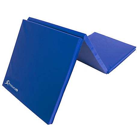 Tri-Fold Folding Thick Exercise Mat Grey 6 ft. x 4 ft. x 2 in. Vinyl and Foam Gymnastics Mat (Covers 24 sq. ft.) Tri-Fold Folding Thick Exercise Mat Grey 6 ft. x 4 ft. x 2 in. Vinyl and Foam Gymnastics Mat (Covers 24 sq. ft.)