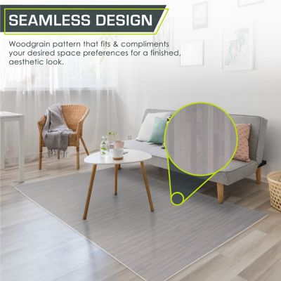 Image showing  24 in. x 24 in. x 0.5 in. EVA Foam Interlocking Floor Tiles (24 S.F.) (6-Pack), Slate Grey