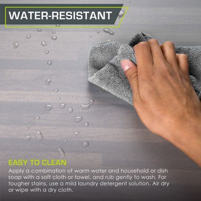 Image showing  24 in. x 24 in. x 0.5 in. EVA Foam Interlocking Floor Tiles (24 S.F.) (6-Pack), Slate Grey