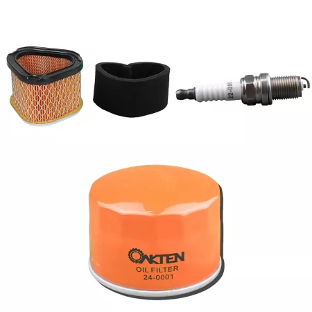 OakTen Air Filter Oil Filter Spark Plug Pack with 12 083 10 12 083 16 492056 492932 12 132 02-S for Kohler CV11 CV125 Mower Engines & Parts