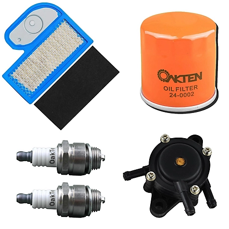 OakTen Air Filter Oil Filter Spark Plug Fuel Pump Pack with 11013 
