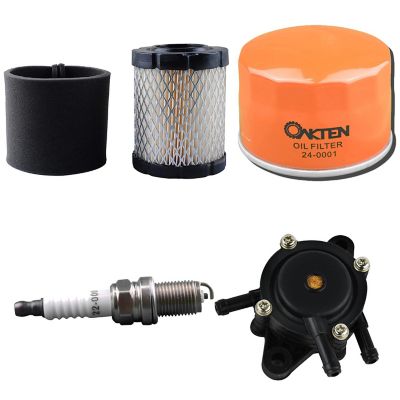 OakTen Air Filter, Oil Filter, Spark Plug and Fuel Pump Pack with Briggs & Stratton 591583 796032 492056 492932 808656 594264