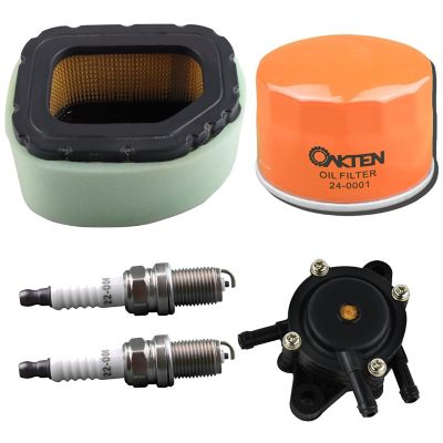 OakTen Air Filter Oil Filter Spark Plug Fuel Pump Pack with 32 083 06-S, 28 050 01, 24 393 16-S, 12 132 06-S for Kohler SV830