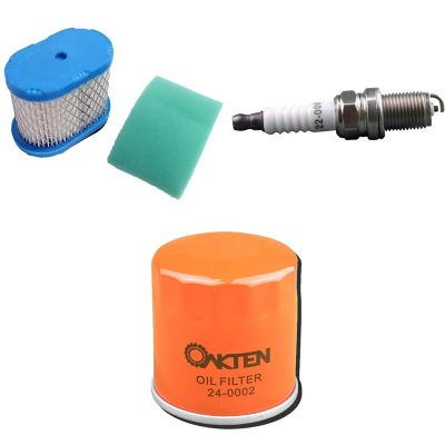 OakTen Air Filter Oil Filter Spark Plug Pack with 498596 690610 692513 594264 691043 RC12YC