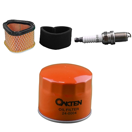 OakTen Air Filter Oil Filter Spark Plug Pack with Kohler 12 083 10, 12 083 16, 12 050 01-S, 12 050 08 for Kohler CV460-CV493