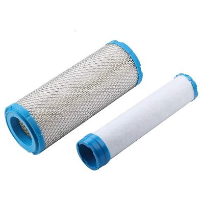 Image showing  Air Filter Oil Filter Spark Plug Fuel Pump Pack with 11013-7029, 11013-7048, 49065-2001 for Kawasaki FH541 FH580
