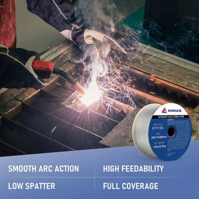Image showing  0.035 in. Flux Core MIG Welding Wire, Mild Steel E71T-GS, 2 lb. Spool