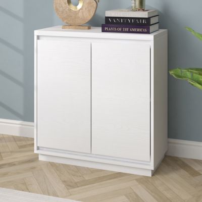 Hudson&Canal Presque Accent Cabinet, 30 in., White