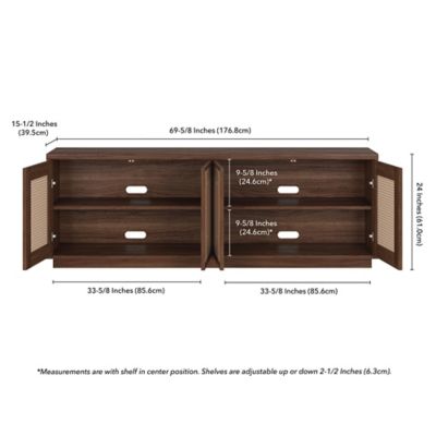 Image showing  Pryce TV Stand for TVs Up to 78 in.