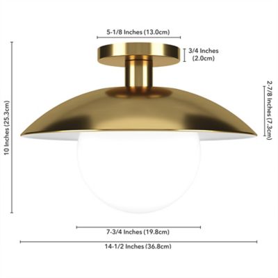 Image showing  Alvia Semi Flush Mount
