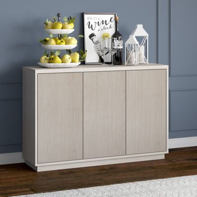 Hudson&Canal Alston Buffet Table, White