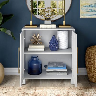 Image showing  28 in. x 32 in. x 14 in. Chabot Accent Cabinet, White