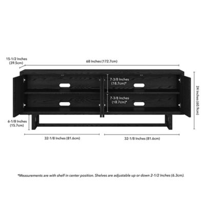 Image showing  Cutler TV Stand for TVs Up to 75 in.