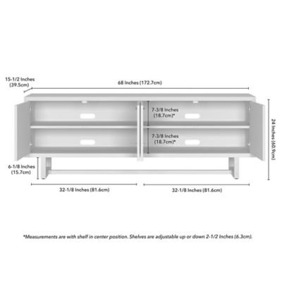 Image showing  Cutler TV Stand for TVs Up to 75 in.
