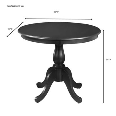 Image showing 5 th Carolina Chair & Table Fairview 36 in. Round Pedestal Dining Table