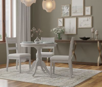 Image showing 3 th Carolina Chair & Table Fairview 36 in. Round Pedestal Dining Table