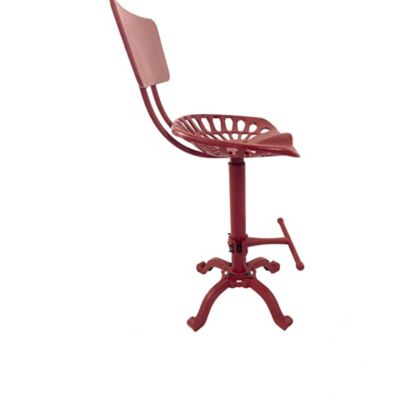 Image showing  August Tractor Seat Stool with Back