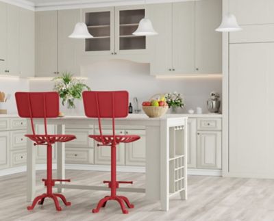 Image showing 5 th Carolina Chair & Table August Tractor Seat Stool with Back